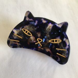 Cat hair clip - blue tortoiseshell